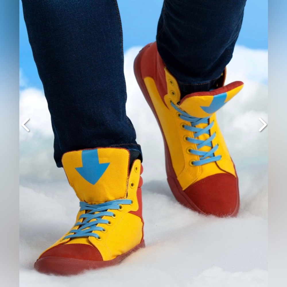 NWT Ground Up Nickelodeon Avatar The Last Airbender unisex high tops size 9